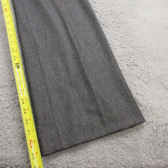 Massimo Alba Womens Wool Wide Leg Trouser Pants size 40 Made in‎ Italy Gray - Picture 7 of 12